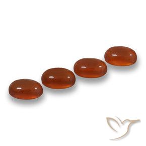 2.49캐럿 천연 미디엄 레드 아게이트 보석, 타원형 컷, 6.2×4.2 mm, 투명한