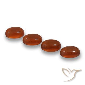 2.49캐럿 천연 미디엄 레드 아게이트 보석, 타원형 컷, 6.2×4.2 mm, 투명한
