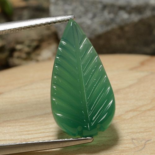 5.52ct 자연스러운 황록색 마노, 팬시한, 투명한, Photo A