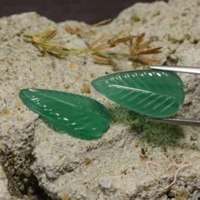 8.55캐럿 천연 따뜻한 녹색 마노 보석, 팬시한, 투명한