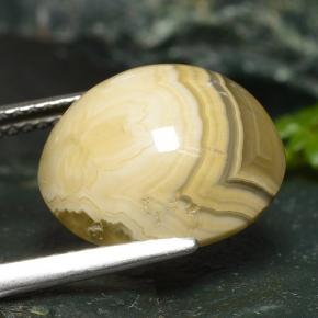 9.28캐럿 천연 다색 마노, 타원형 컷, 불투명체