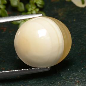 9.46캐럿 천연 멀티컬러 아게이트, 타원형 컷, 14.1×12.7 mm, 투명한