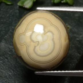 12.04캐럿 천연 다색 마노, 타원형 컷, 불투명체