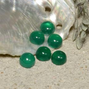 1.91캐럿 천연 노란빛 그린 아게이트 보석, 라운드 컷, 4.00 mm, 투명한