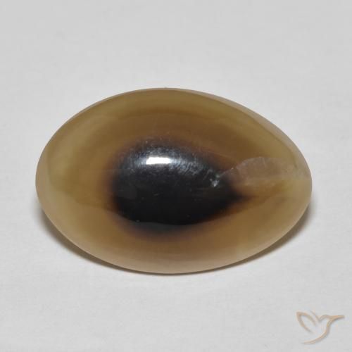 11.43ct 자연스러운 다색 마노, 타원형, 투명한