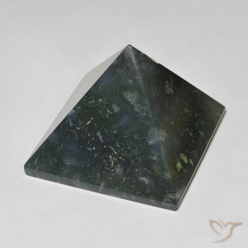 89.63ct 자연스러운 미디엄 그린 마노, 정사각형, 불투명체