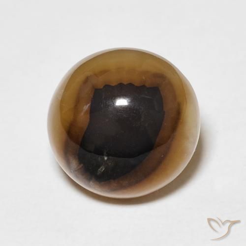 6.25ct 자연스러운 다색 마노, 둥근, 투명한