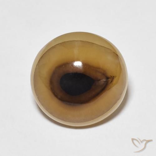 6.64ct 자연스러운 다색 마노, 타원형, 투명한