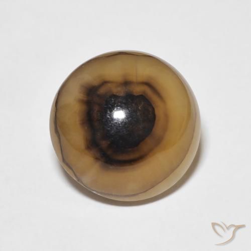 8.00ct 자연스러운 다색 마노, 둥근, 투명한