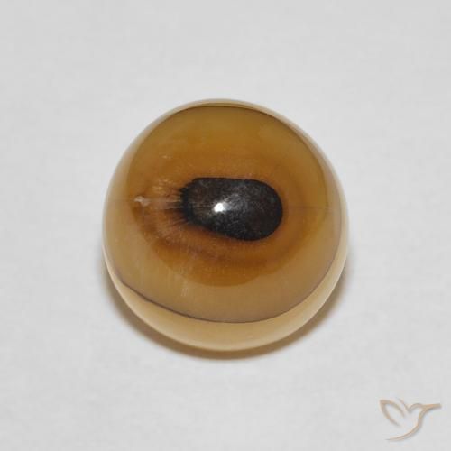 6.78ct 자연스러운 다색 마노, 둥근, 투명한