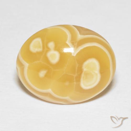 14.41ct 자연스러운 다색 마노, 타원형, 불투명체