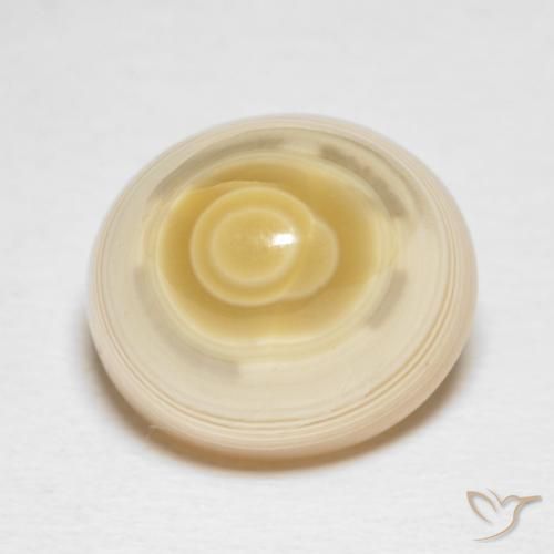 16.65ct 자연스러운 다색 마노, 둥근, 불투명체
