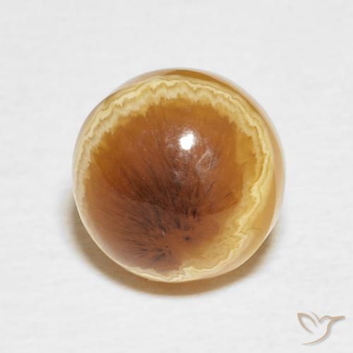 5.18ct 자연스러운 다색 마노, 구 / 공, 불투명체