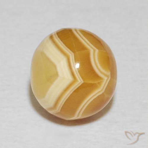 5.14ct 자연스러운 다색 마노, 구 / 공, 불투명체