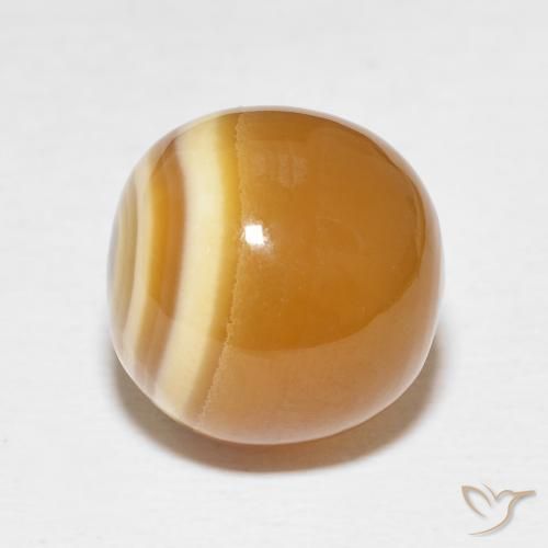 15.04ct 자연스러운 다색 마노, 구 / 공, 불투명체