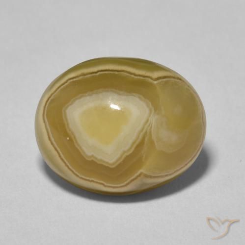 7.86ct 자연스러운 다색 마노, 타원형, 불투명체