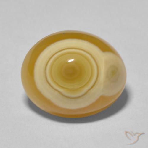 9.34ct 자연스러운 다색 마노, 타원형, 불투명체