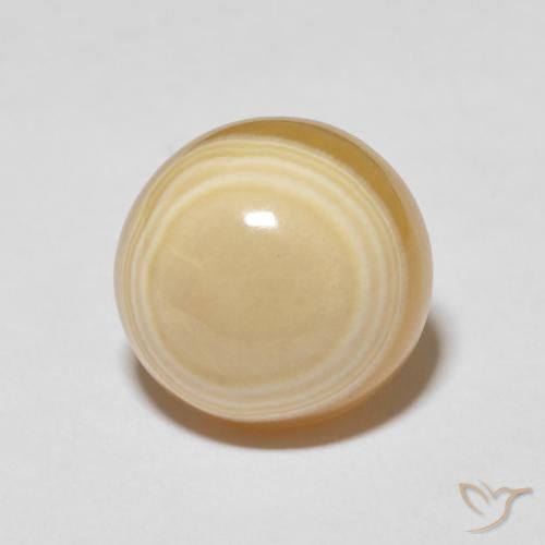 14.76ct 자연스러운 다색 마노, 둥근, 불투명체