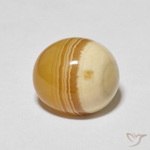 9.93ct 자연스러운 다색 마노, 타원형, 불투명체