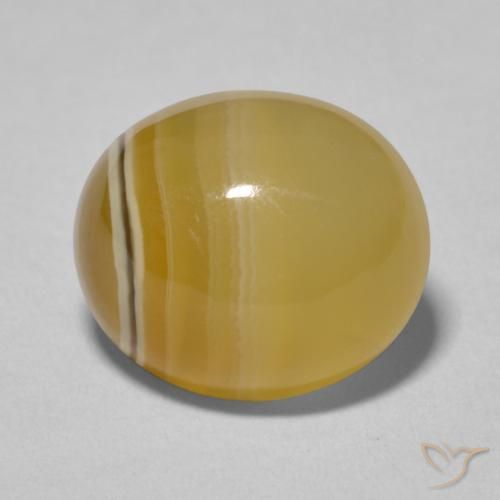 7.56ct 자연스러운 다색 마노, 타원형, 불투명체