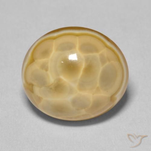 11.80ct 자연스러운 다색 마노, 타원형, 불투명체