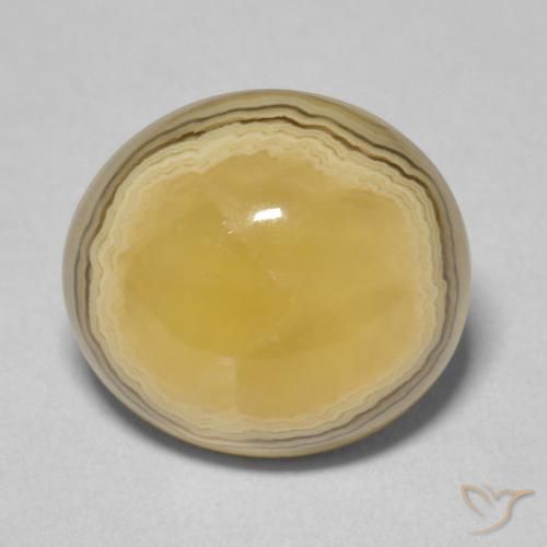 8.14ct 자연스러운 다색 마노, 타원형, 불투명체