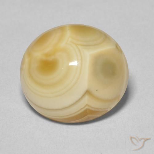 5.62ct 자연스러운 다색 마노, 타원형, 불투명체