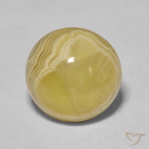 5.48ct 자연스러운 다색 마노, 둥근, 불투명체, Photo A