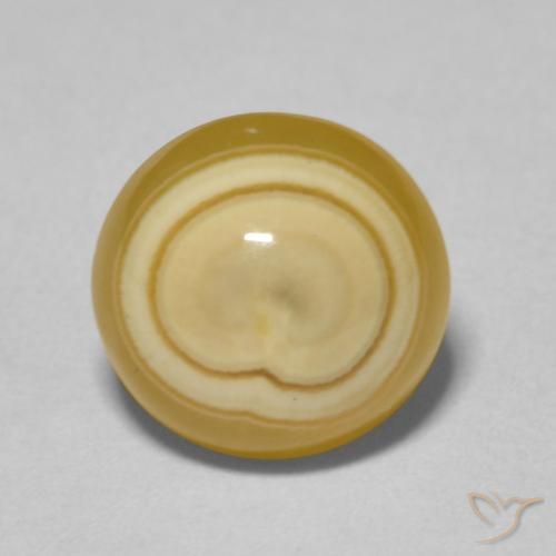 5.35ct 자연스러운 다색 마노, 둥근, 불투명체