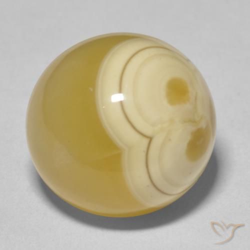 17.70ct 자연스러운 다색 마노, 타원형, 불투명체
