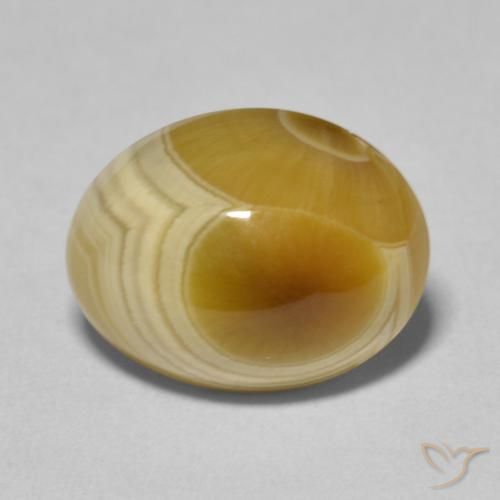 8.06ct 자연스러운 다색 마노, 타원형, 불투명체