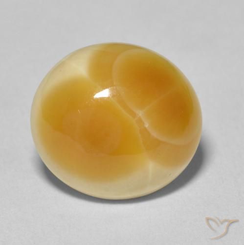 8.52ct 자연스러운 다색 마노, 타원형, 불투명체
