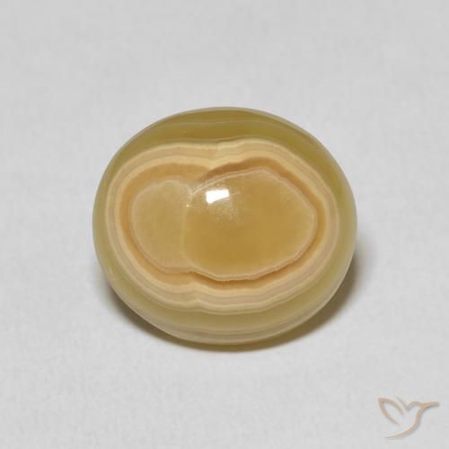 7.01ct 자연스러운 다색 마노, 타원형, 불투명체