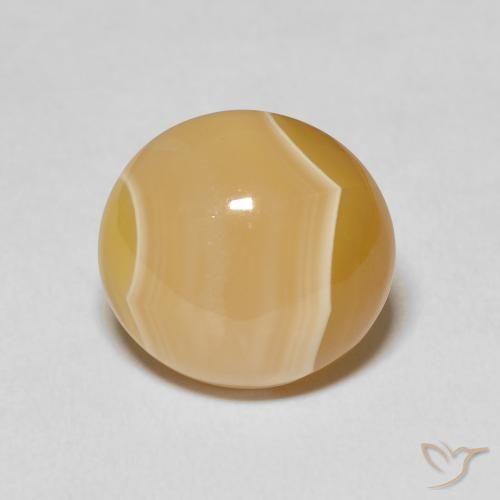 16.41ct 자연스러운 다색 마노, 둥근, 불투명체