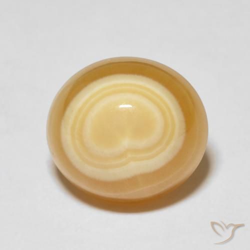 13.30ct 자연스러운 다색 마노, 타원형, 불투명체