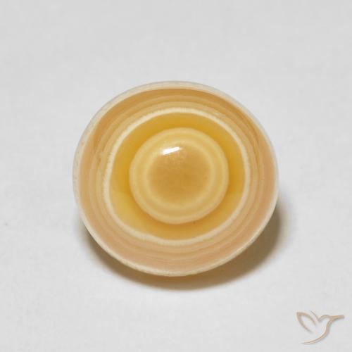 8.87ct 자연스러운 다색 마노, 타원형, 불투명체