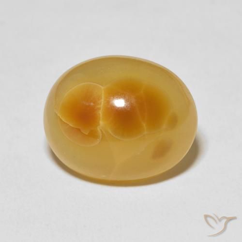 14.40ct 자연스러운 다색 마노, 타원형, 불투명체