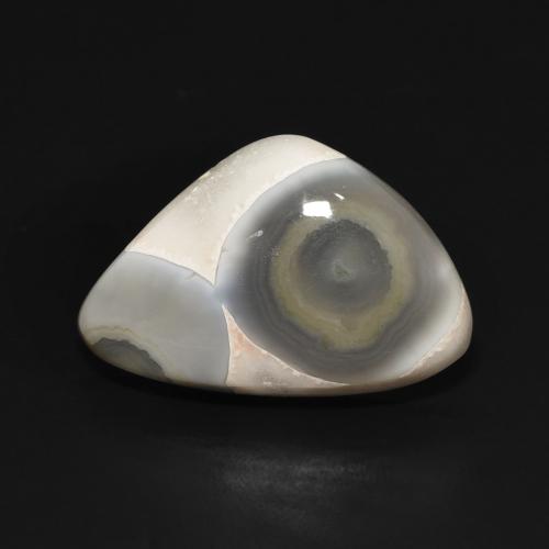 11.86ct 자연스러운 여러 가지 빛깔의 흰색 마노, 팬시한, 불투명체