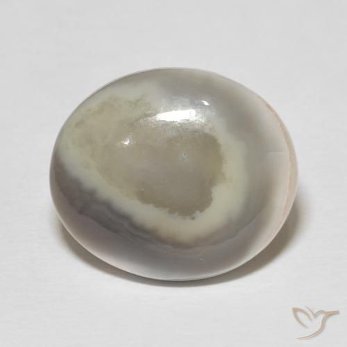 11.77ct 자연스러운 다색 마노, 타원형, 불투명체