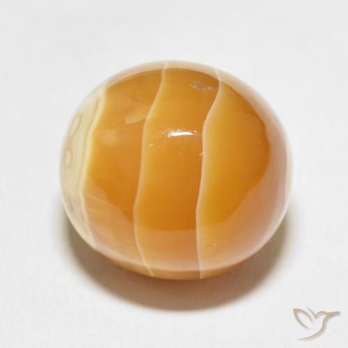 16.52ct 자연스러운 다색 마노, 타원형, 불투명체