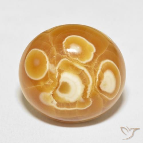 23.93ct 자연스러운 다색 마노, 타원형, 불투명체