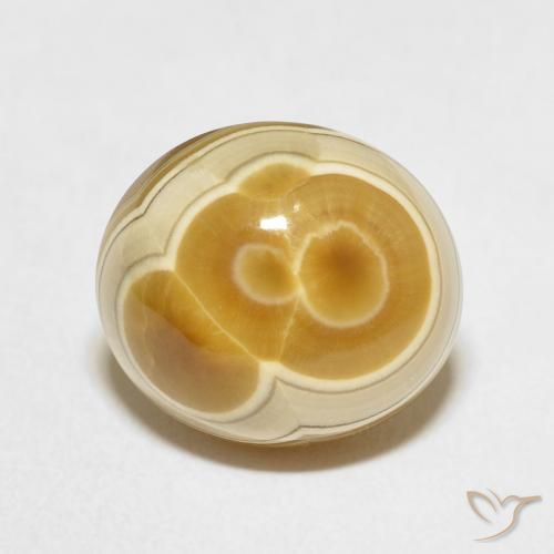 10.21ct 자연스러운 다색 마노, 타원형, 불투명체