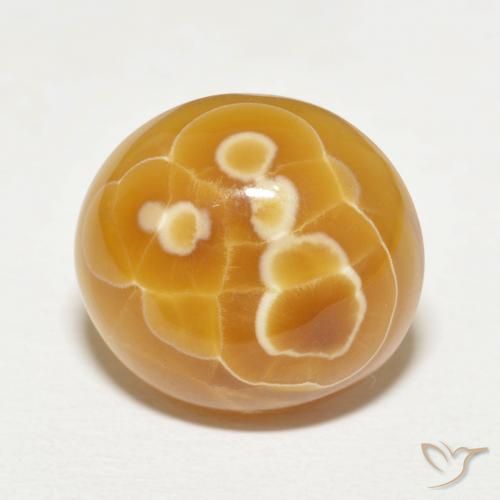 12.81ct 자연스러운 다색 마노, 타원형, 불투명체