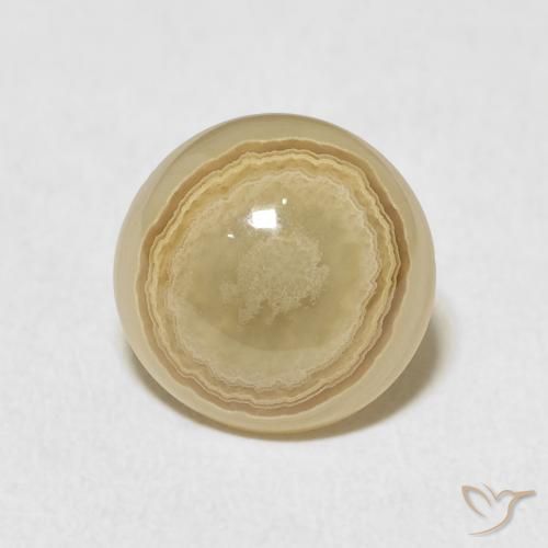 4.81ct 자연스러운 다색 마노, 둥근, 불투명체