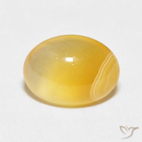 6.64ct 자연스러운 다색 마노, 타원형, 투명한, Photo A