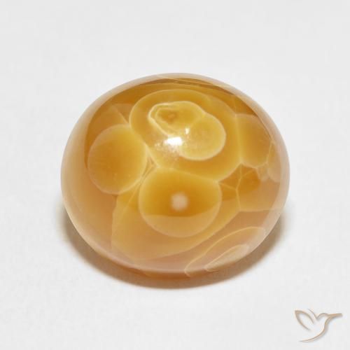 18.75ct 자연스러운 다색 마노, 타원형, 불투명체