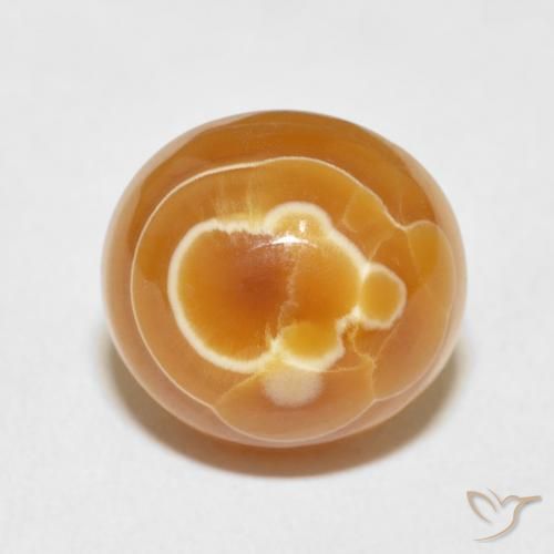 10.47ct 자연스러운 다색 마노, 타원형, 불투명체