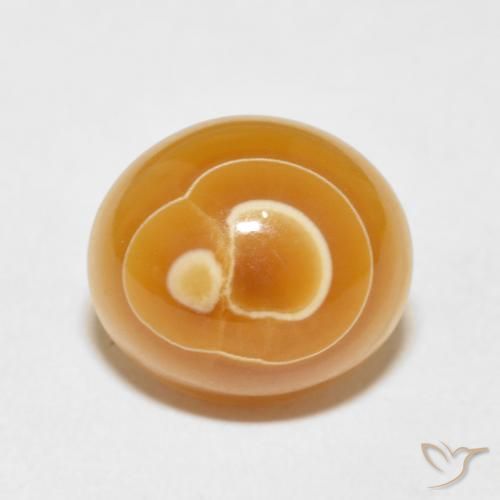 8.93ct 자연스러운 다색 마노, 타원형, 불투명체