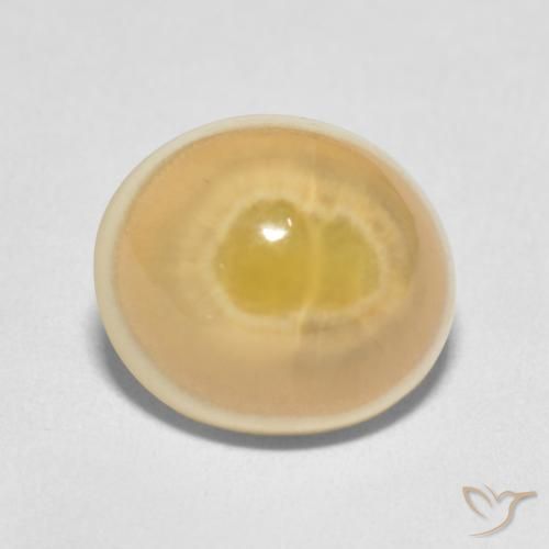 7.51ct 자연스러운 다색 마노, 타원형, 불투명체