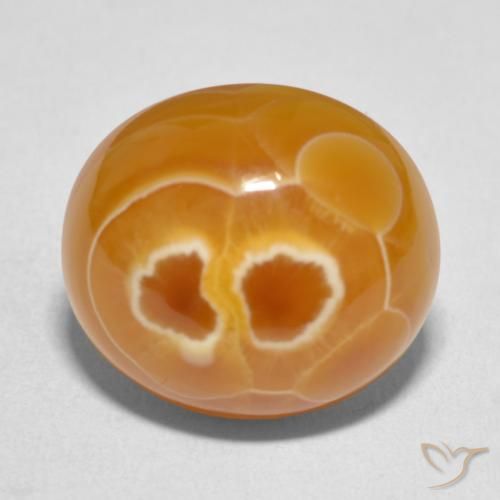 13.00ct 자연스러운 다색 마노, 타원형, 불투명체